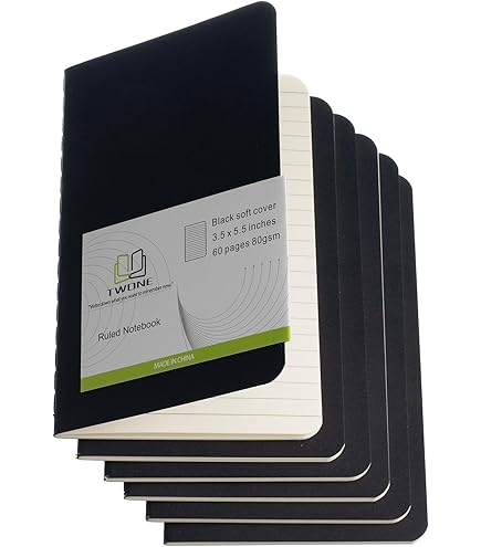 Amazon.com : ZZTX 2 Pack Small Pocket Notebook 3.5