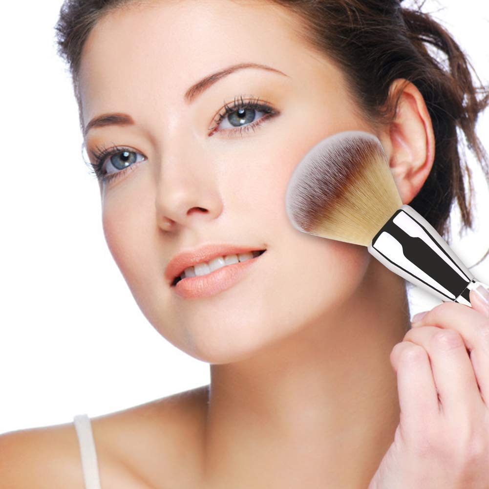 Foundation Brush,Daubigny Large Powder Brush Flat Arched Premium Durable Kabuki Makeup Brush Perfect For Blending Liquid,Cream and Flawless Powder,Buffing, Blending,Concealer: Beauty