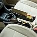 Sebikam 2 PCS Car Pocket Organizer & Car Seat Gap Filler - Car Seat PU Leather Console Gap Filler & Side Pocket - Auto Console Storage for Phones, Keys – Durable Console Side Pocket (Black)