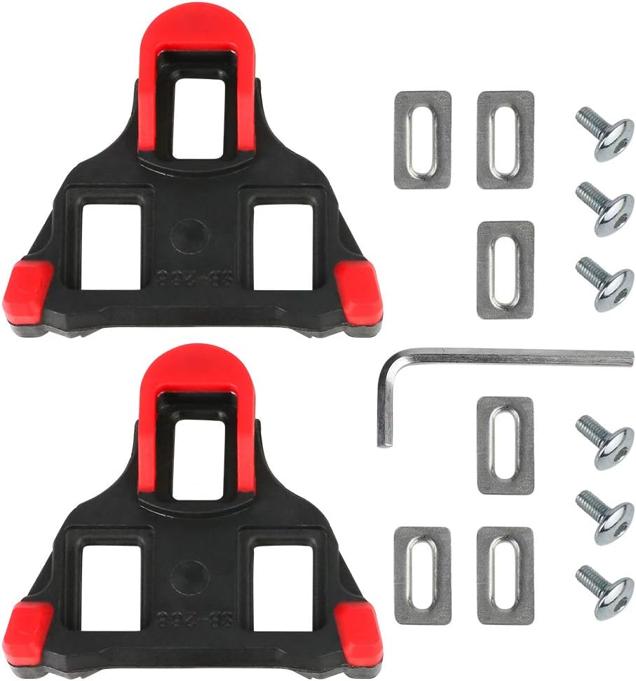 Hyacinth Premium Bike Cleats with 6 Degree Float, for SPD-SL SM-SH11 Pedal, Indoor and Road Cycling Shoes Set, an Allen Wrench for Free