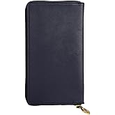 SSYGHT Solid color black Print Leather Wallet - Thin and Lightweight Bifold Checkbook Wallet with Card Holder, Coin Pocket