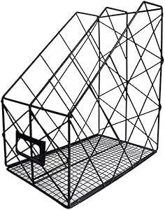 Generies - Revistero de metal, organizador de libros, organizador de