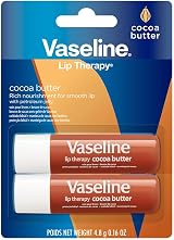 Vaseline Lip Therapy Cocoa Butter Stick 4.8g Twin Pack Petroleum Jelly