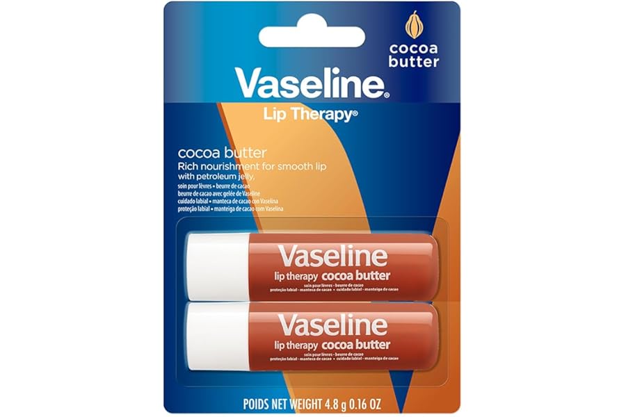 Vaseline Lip Therapy Cocoa Butter Twin Pack