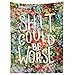 Tapestry Floral Word Wall Decor Floral Tapestry Home Decor,60