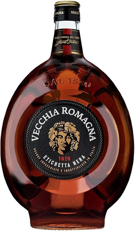 Vecchia romagna etichetta nera 1,5l - brandy frutto di una doppia distillazione e di un doppio invecchiamento 0012078