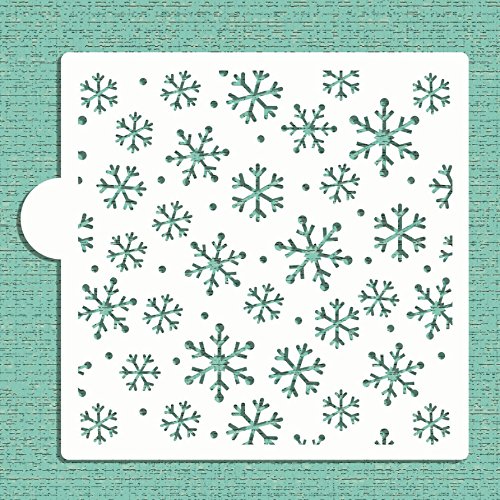 Snowflakes Cookie and Craft Stencil CM036 by Designer Stencils