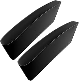 TrendBox Asiento de Coche de Hendidura brechas Laterales Rellena Bolsillo Catch Catcher Organizador del almacenaje de la Caja del sostenedor del Bolso de teléfono Universal para Poner en Orden Negro 