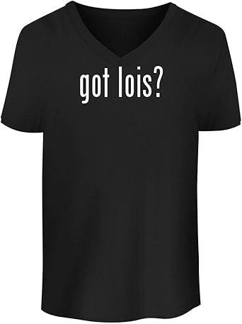 Amazon.com: got lois? - Men's Soft & Comfortable V-Neck T-Shirt, Black