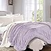 Chanasya Premium Solid Faux Long Fur Throw Blanket - Soft, Fuzzy Throw Blanket - for Bed or Couch - 50