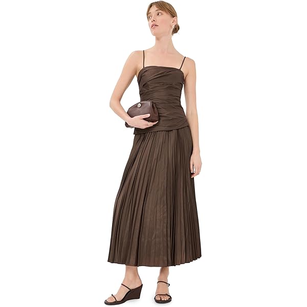 green emerald velvet dress Amur Women's Cherry Drop Waist Midi Dress, Red Calla Lily, 0 at Amazon  Women's Clothing store