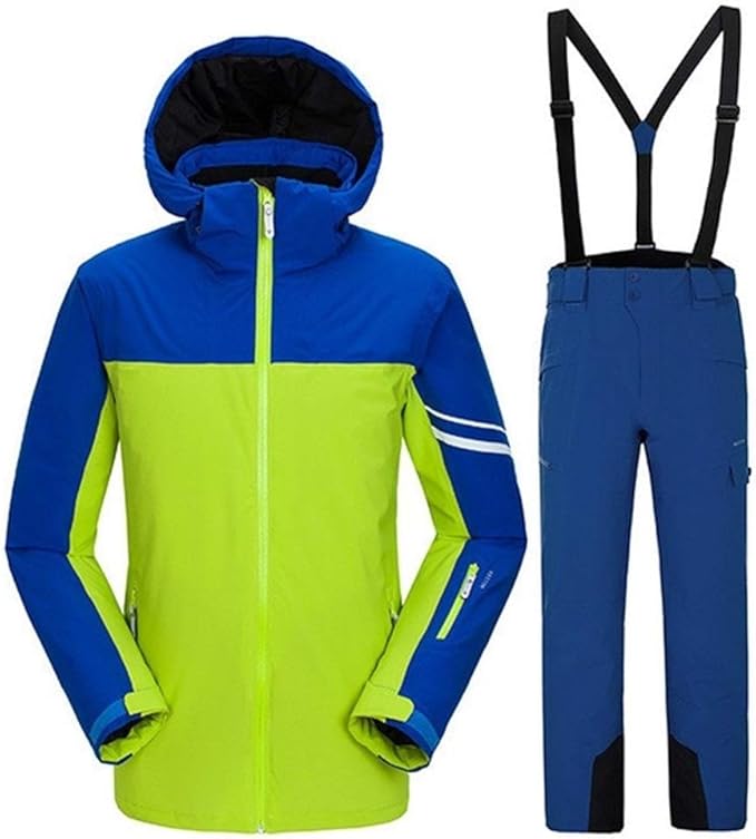 Amazon Co Jp Wayneyorosh メンズ防寒着ハイキングスキーパンツはメンズスキースーツ屋外暖かい防水防風スーツスーツ Color 3 Size Xxl 服 ファッション小物