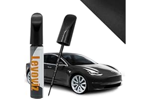 LEYOVIZ Touch Up Paint For Cars Tesla Model 3/Y/X/S, Auto Deep Scratch Fill Repair, Erase Automotive Scratches, Touchup Paint Pen Nick Removal For Various Cars 0.4 oz (Solid Black)