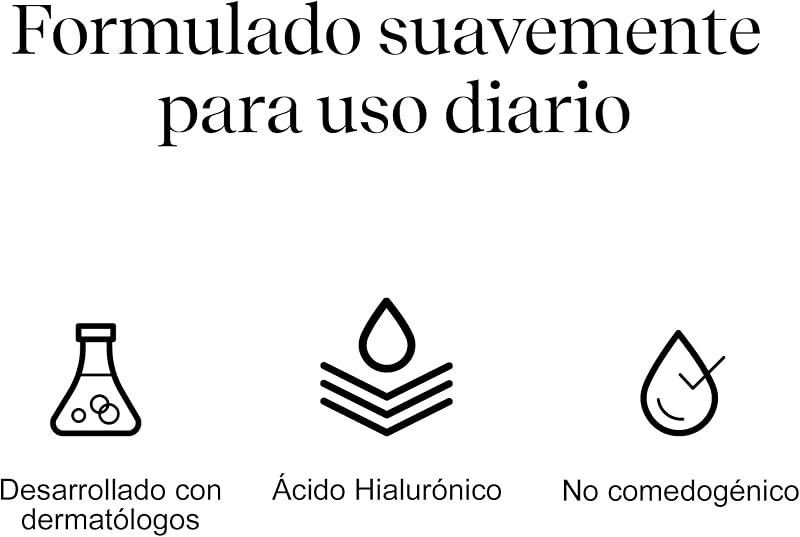 Hydro Boost Pack Cuidado Facial - Gel Limpiador Facial (200ml) + Crema Hidratante Gel de Agua (50ml) + REGALO Protector Solar Fluido SPF50 (15ml) – Rutina Ácido Hialurónico piel hidratada