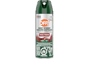 OFF! Deep Woods Tick & Mosquito Repellent Spray, Long-Lasting Bug Protection for Camping, Hiking, Fishing & Hunting, Fragranc