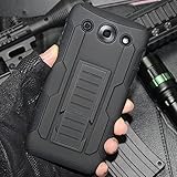 LG Optimus G Pro E980 Case, [Victorlan] Optimus G Pro E980 Robot Case, Future Armor Premium Swivel Belt Clip Holster Kickstand Rugged Hybrid Protective Cover Case For LG Optimus G Pro E980