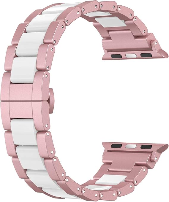 wearlizer apple watch band rose gold
