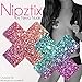 Neva Nude Super Sparkle Rock Kandi Glitter X Factor Nipztix Pasties Nipple Covers for Festivals, Raves, Parties, Lingerie and More, Medical Grade Adhesive, Waterproof and Sweatproof, Made in USA