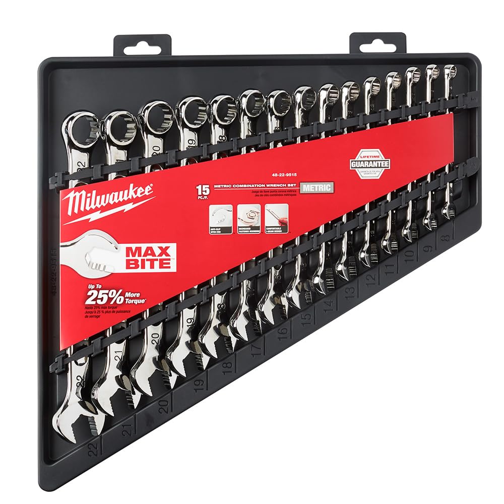 MLW48-22-9515 Combination Wrench Set, Metric
