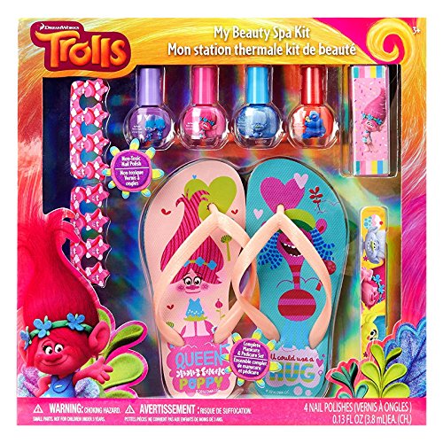 10pc Dreamworks Trolls My Beauty Spa Kit Complete Mani-Pedi Nail Polish Gift Set 10pc Dreamworks Trolls My Beauty Spa Kit Complete Mani-Pedi Nail Polish Gift Set
