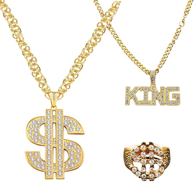 Fake gold chains for kids Clearance