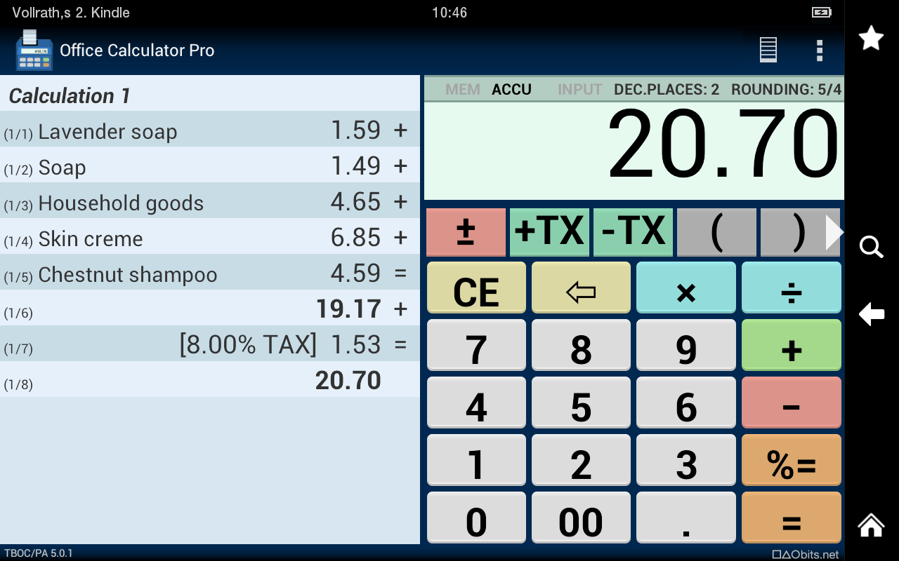 Office Calculator Pro - Thumbnail 4