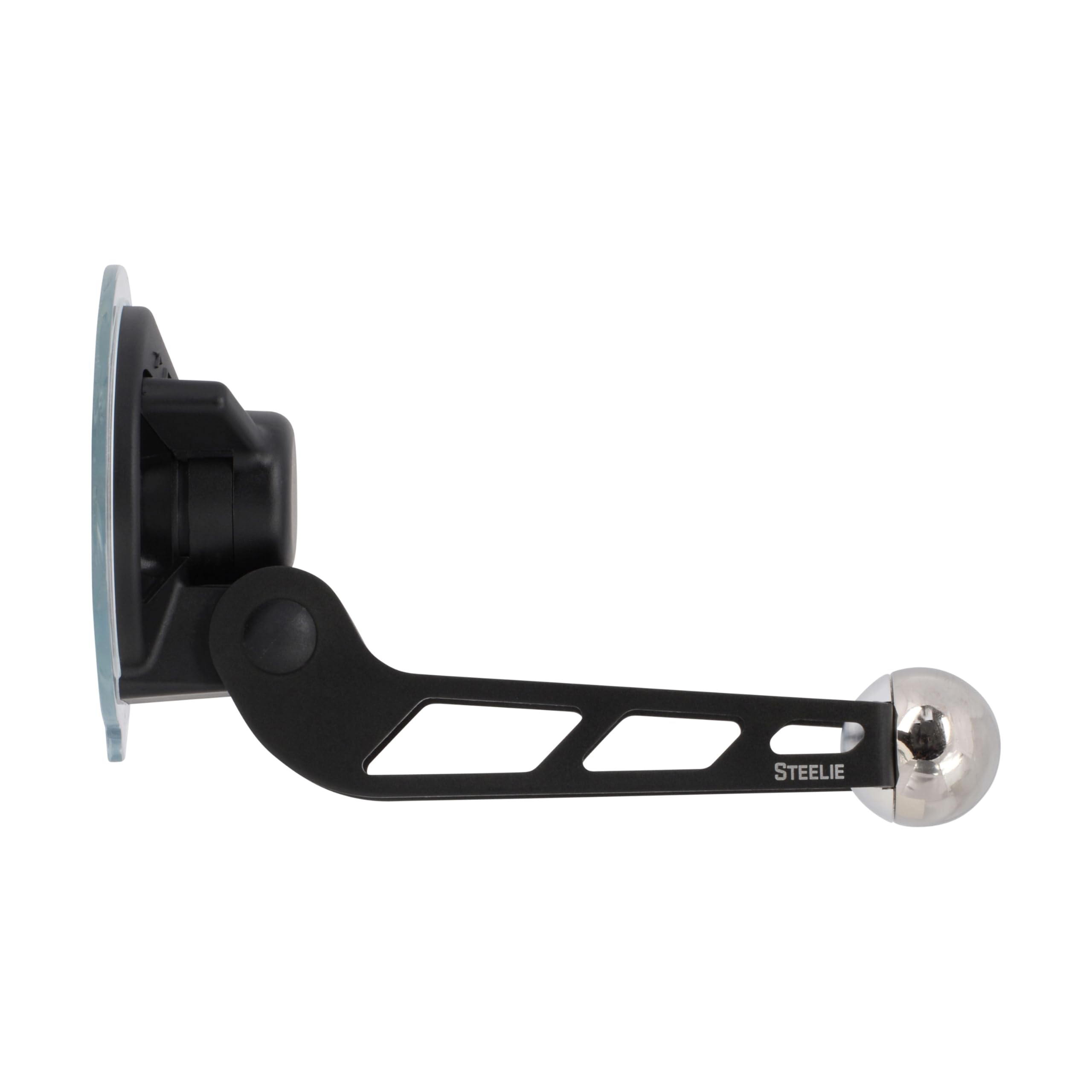 Nite Ize Steelie Windshield Mount - Phone Holder for Car Windshield - Alternative to Car Dashboard & Vent Phone Mounts - Compatible with Steelie Magnetic Mounting System - Black