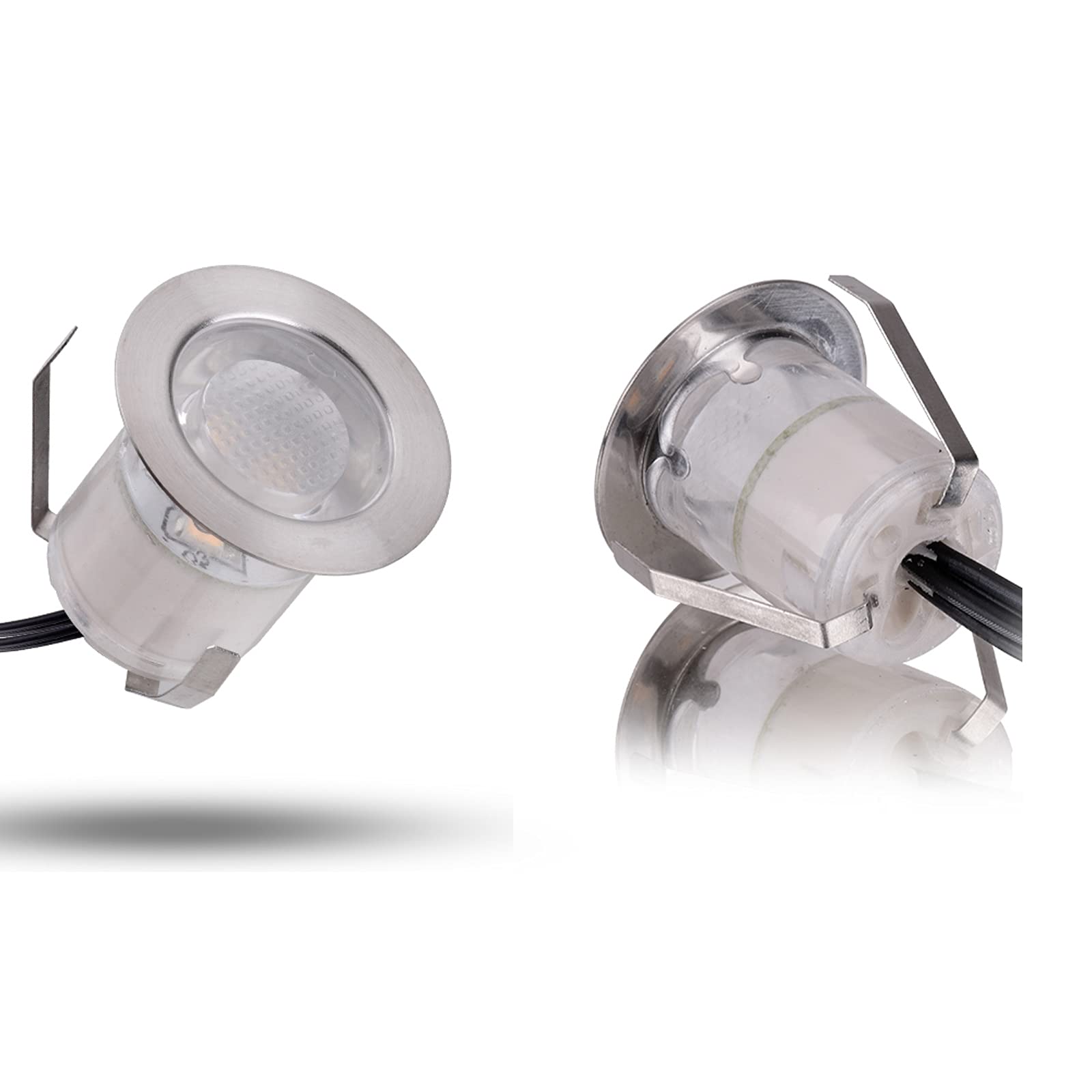 CISALN LED Decking Lights RGB Outdoor Waterproof Plinth Deck Lights Garden Light for Decking Lighting, Kitchen Plinths, Bathroom Lights, Saunas livng Room Pack of 1 (RGB)