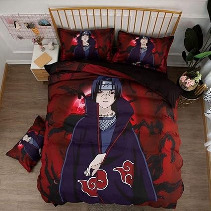 Amazon Com Jl Anime Naruto Character 3 Piece Bedding Set