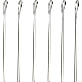 Stainless Steel Coffee Stirrers Spoons 6 Pieces Ice Tea Long Spoons Drink Stir Sticks Spoon for Bar Coffee Cocktail…