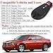 SaverRemotes 3 Button Key Fob Compatible for Dodge Challenger, Chrysler 300, RAM 1500 2500 3500, Grand Caravan, Charger Keyless Entry Remote Replacement for M3N5WY783X IYZ-C01C