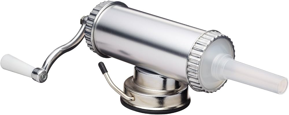 KitchenCraft Home Made Sausage Maker Machine with Easy Manual Crank