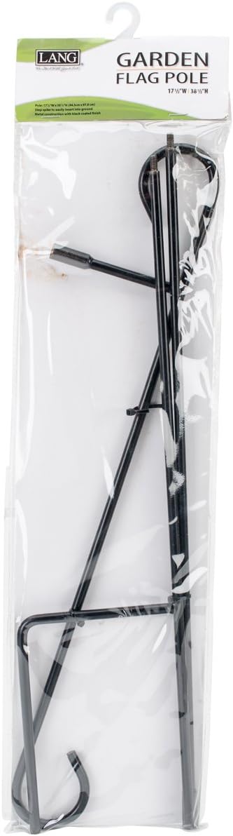 Amazon Com Lang 3 Piece Collapsible Pole Garden Mini Flag Pole Garden Outdoor