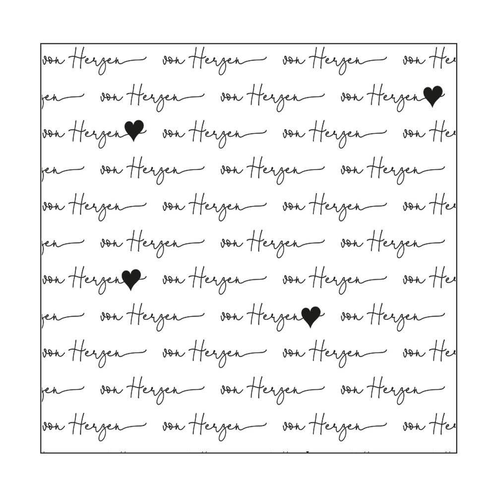 Vaessen Creative Embossing Folder, Transparent, 15 x 15 cm