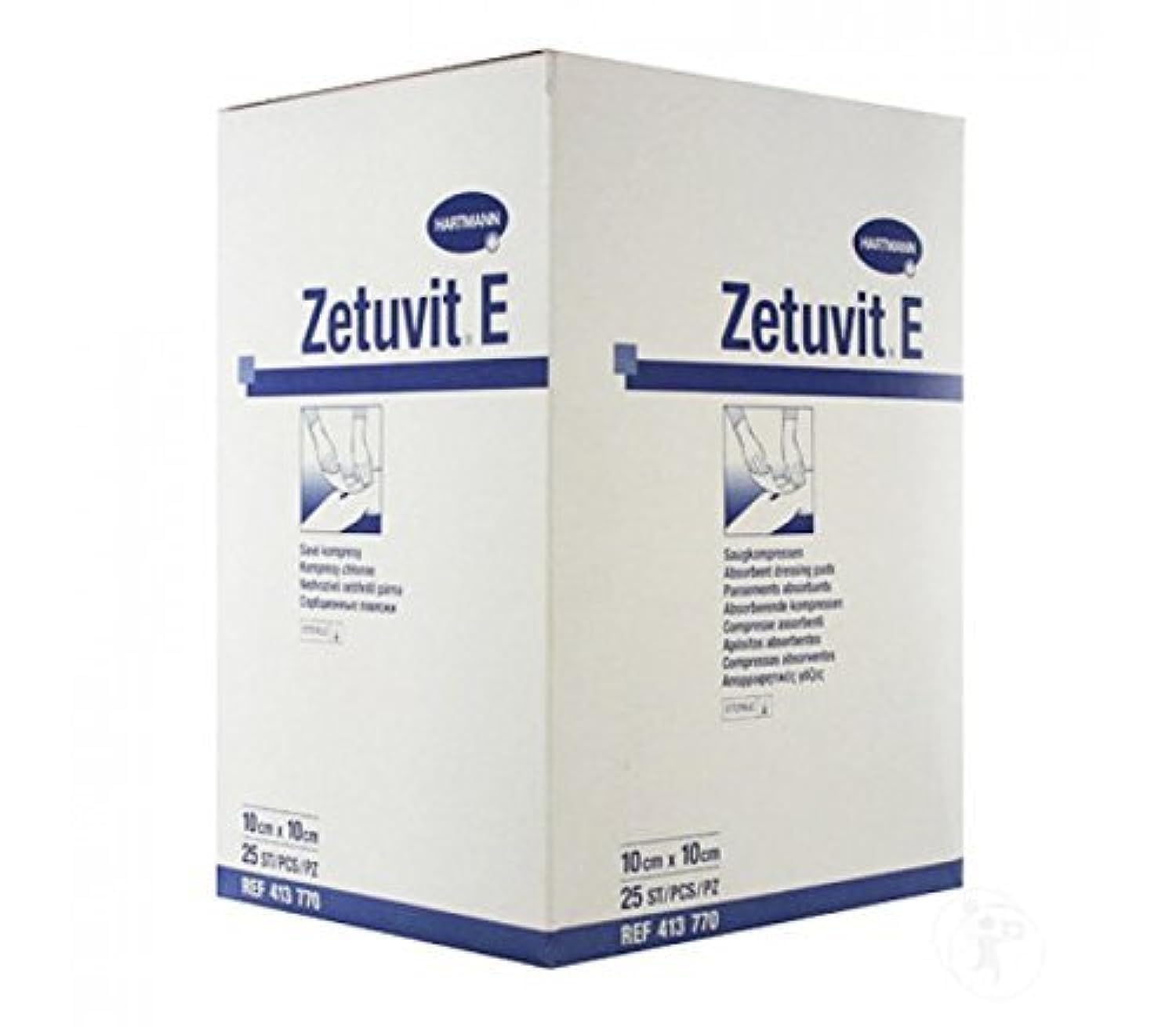 Hartmann Zetuvit E Sterile Absorbent Dressing Pads, 10cm x 10cm, Pack of 25
