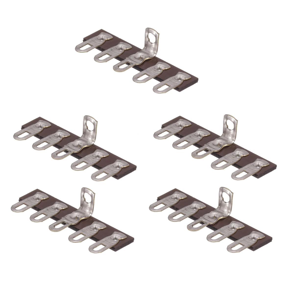 FretMax Horizontal Terminal Strips - 5 Lug, 3rd Lug Common, Pack of 5 (FMTS)