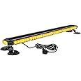 ASPL 38.5" 78 LED Strobe Light Bar Double Side Flashing High Intensity Emergency Warning Flash Strobe Light with Magnetic Base for Safety Construction Vehicles Tow Trucks Pickup (Amber)