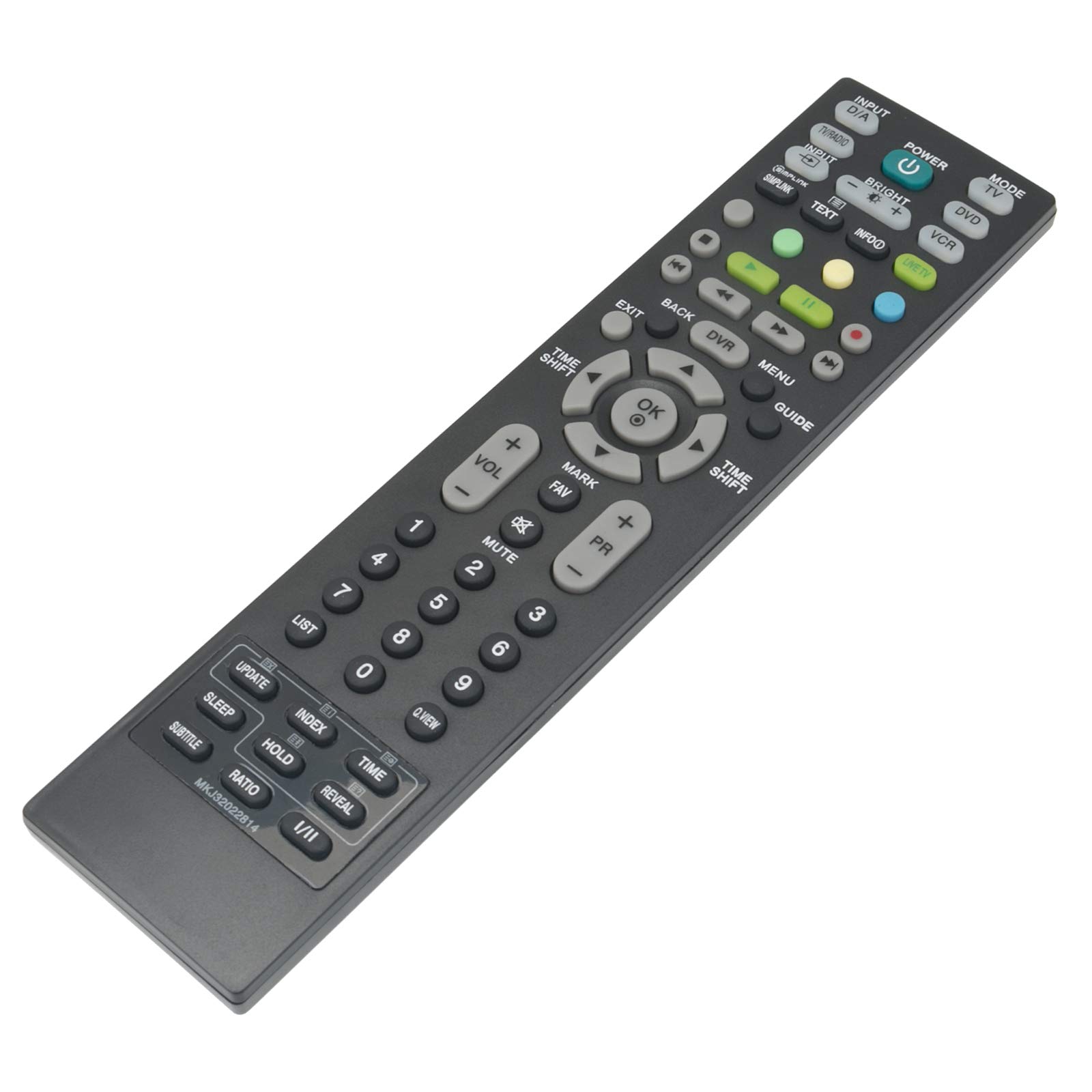 VINABTY MKJ32022814 Replacement Remote Control Fit for LG TV 42PT85 42LT75-ZA 42LT75 42LF65-ZC 42LC55-ZA 50PT85 42PT85-ZB 42LC46-ZC.AEUVUG 50PS8000 50PC56-ZD 47LF65 42LC46-ZC.AENYUG