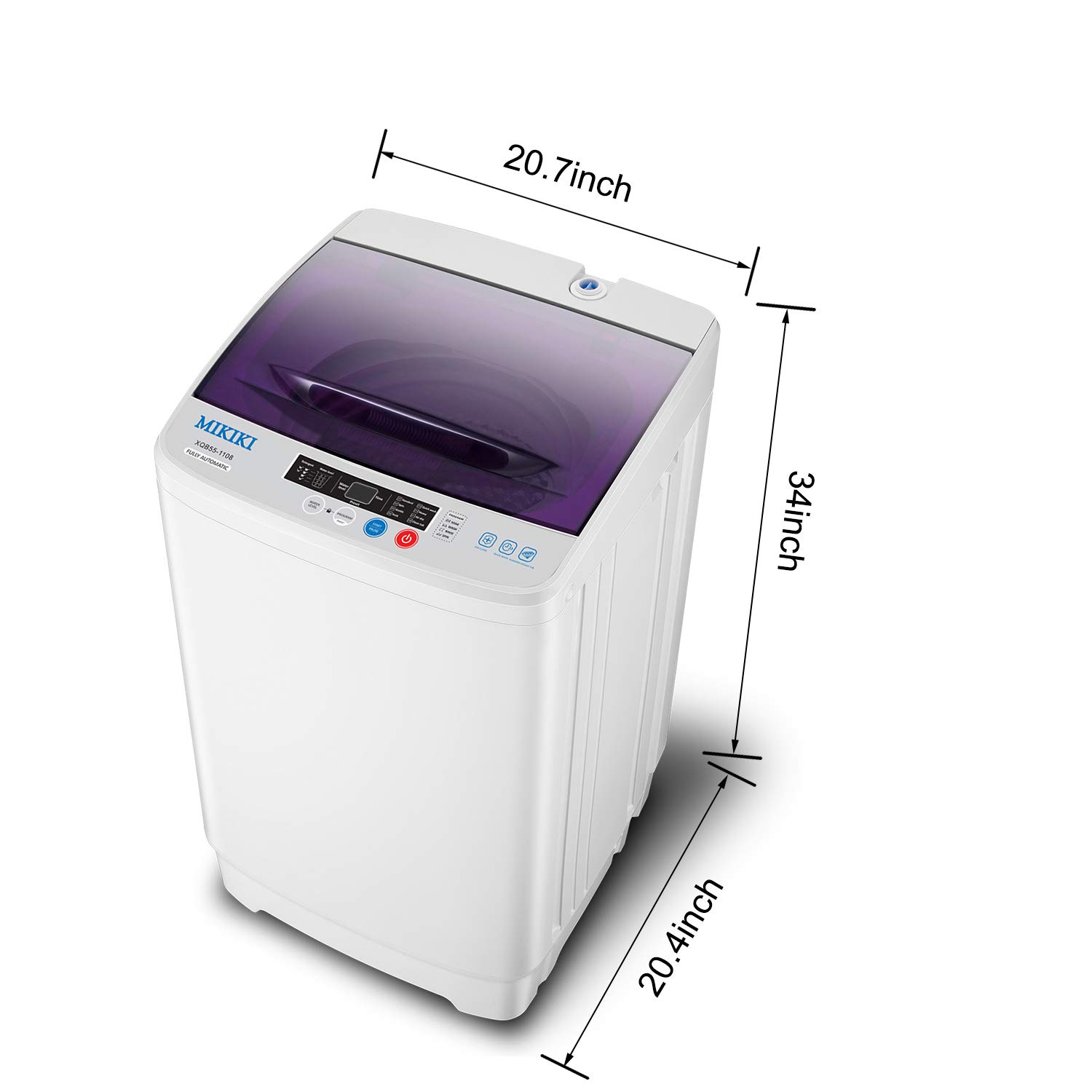 Panda Portable Compact Top Load Washer PAN56MGW2 Rinse Wash Spin and