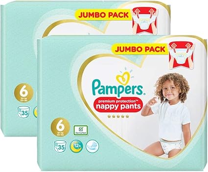 pampers nappy pants size 6 tesco