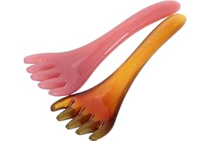 Luxshiny 2pcs Five-claw Scalp Massager Comb for Deep Relaxation Portable Handheld Spa Tool for Head Fatigue