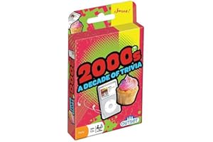 Outset Media 2000's A Decade of Trivia Travel Pack Card Game - for Ages 12 and up