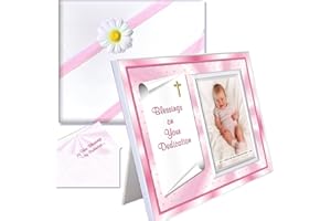 Expressly Yours! Photo Expressions Baby Blessing Dedication Picture Frame Gift Blessings on Your Dedication - Girl