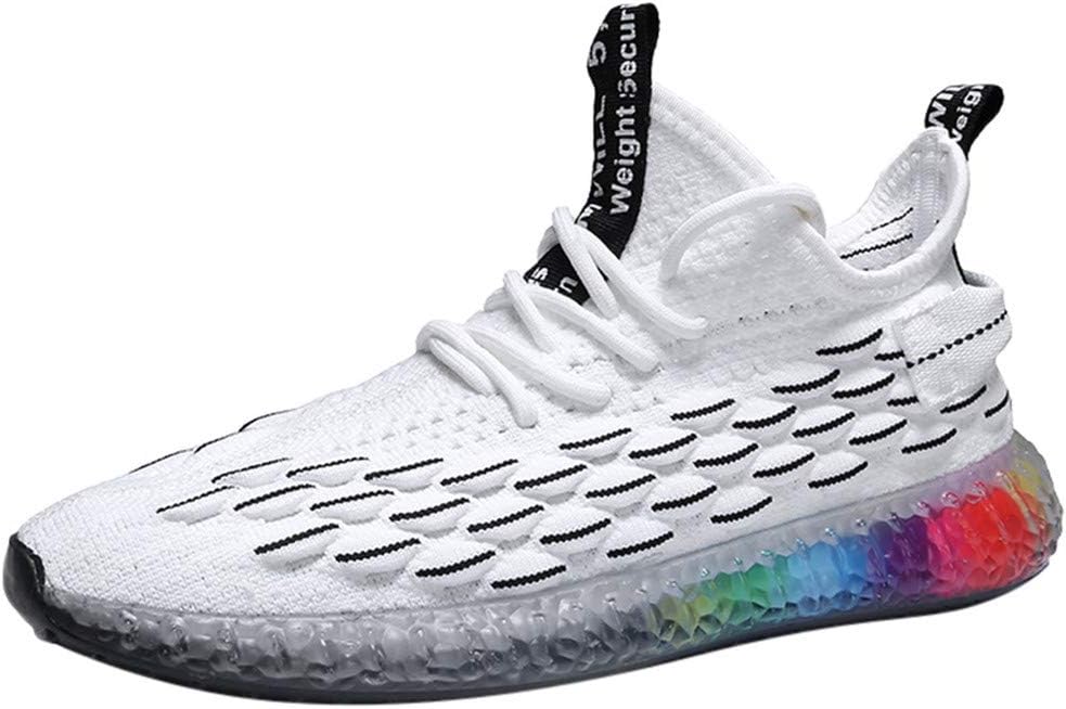 Men's Running Shoes Fashion Sneakers Mesh Ultra Lightweight Breathable Athletic Walking Gym Sport Shoes