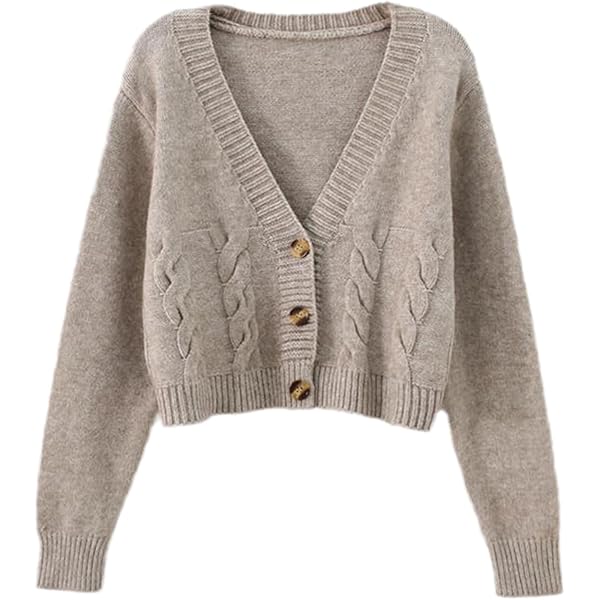 Amazon.com: Womens Short Cardigans Solid Color Sweater Women