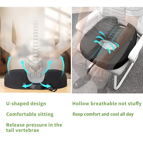 Donut Pillow Coccyx Seat Cushion for Prostate, Sciatica, Pelvic