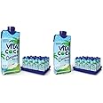 Vita Coco Coconut Water, Pure Organic | Refreshing Coconut Taste | Natural Electrolytes | Vital Nutrients (Pack of 12, 11.1 Oz and 16.9 Oz)