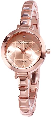 Analogue Rose Gold Dial Women's Wrist Watch