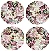 English Rose Pattern Fine China Cup Cake Plates for Children's Tea Parties