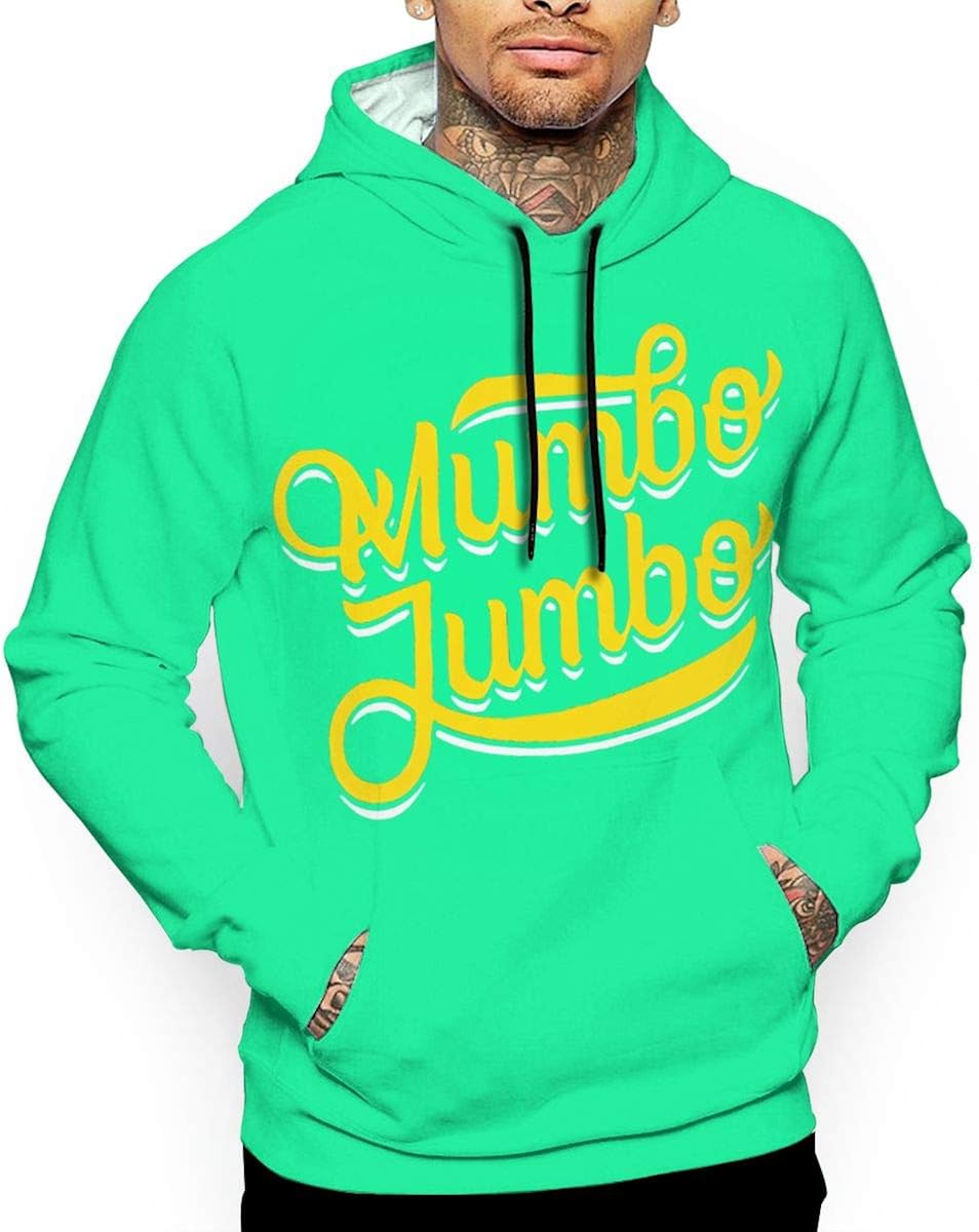 Mumbo Jumbo YouTube Hiphop Fashionable Man Hoodies White Clothing